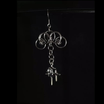 Handmade Chainmail 3014 Earrings