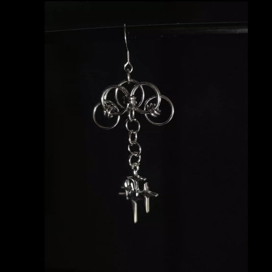 Handmade Chainmail 3014 Earrings