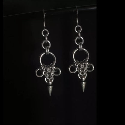 Handmade Chainmail 3016 Earrings