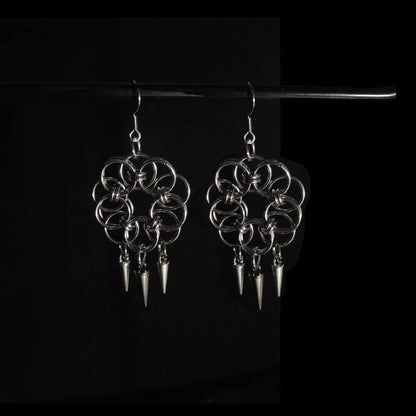 Handmade Chainmail 3017 Earrings