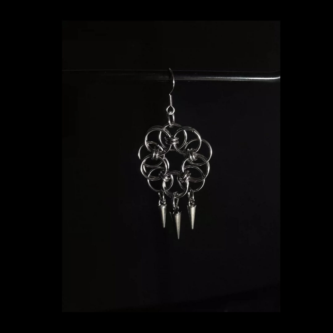 Handmade Chainmail 3017 Earrings