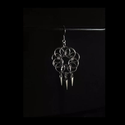 Handmade Chainmail 3017 Earrings