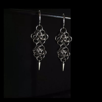 Handmade Chainmail 3018 Earrings