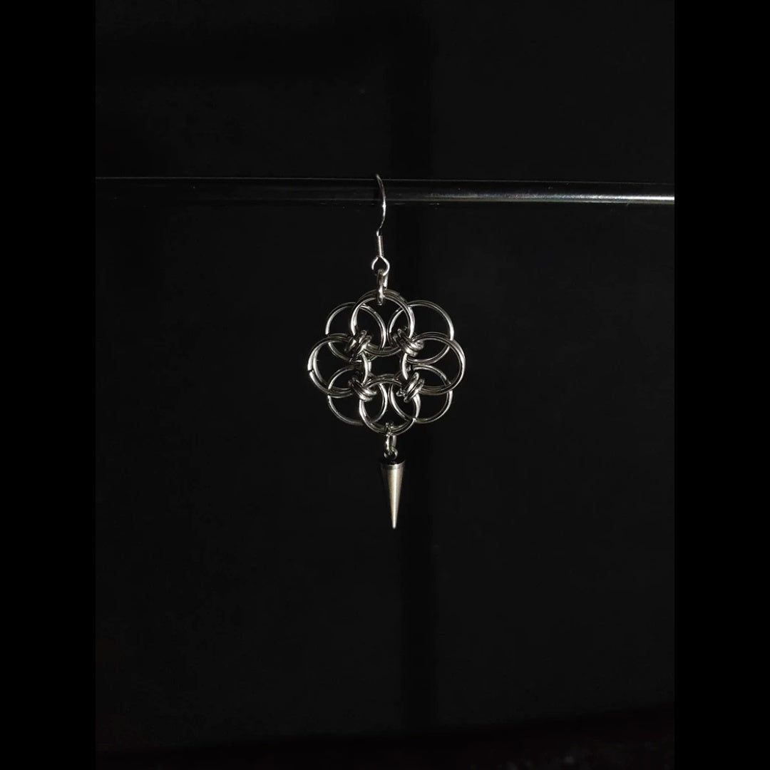 Handmade Chainmail 3019 Earrings