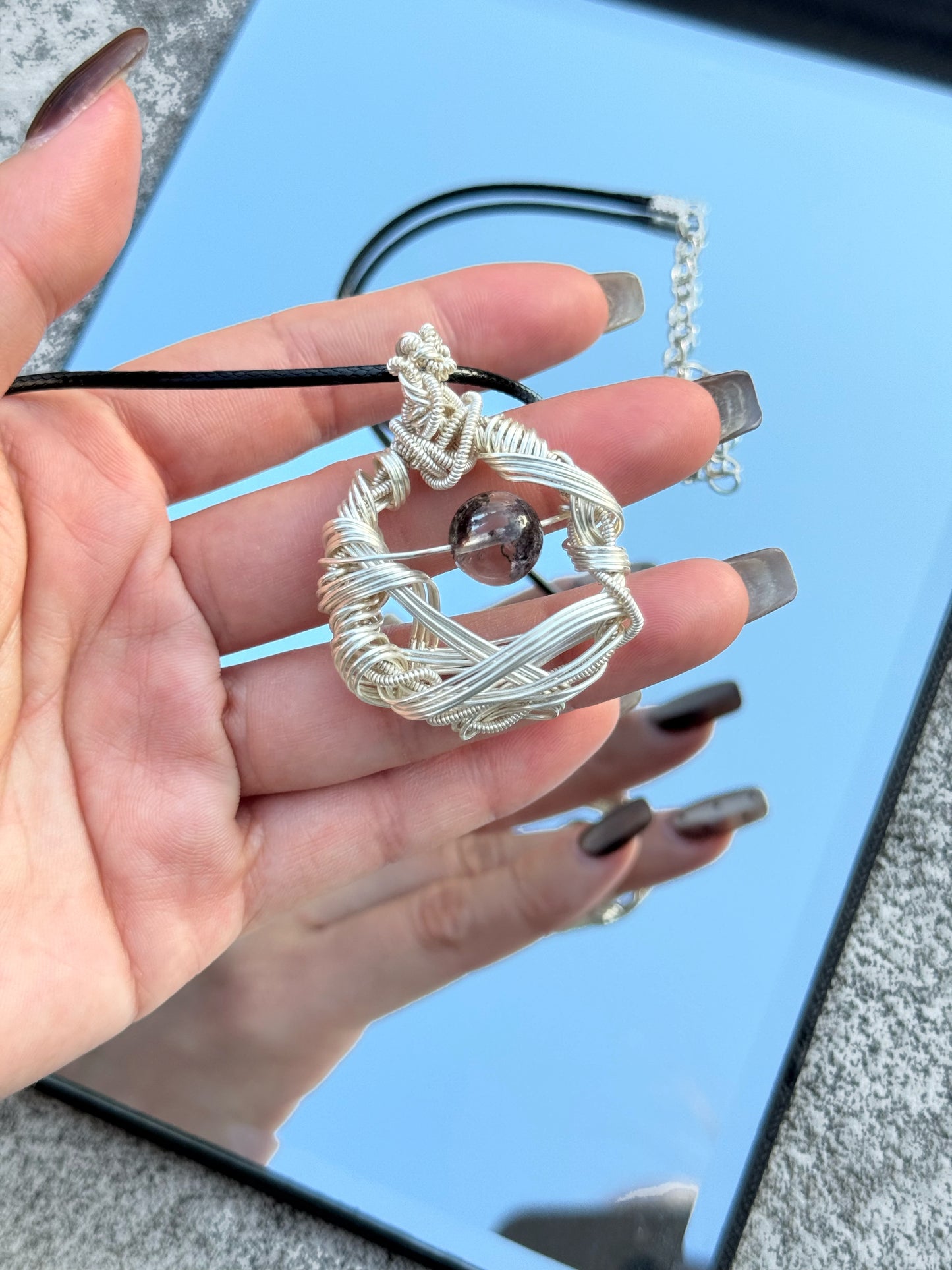 Floating Garden Pendant Necklace