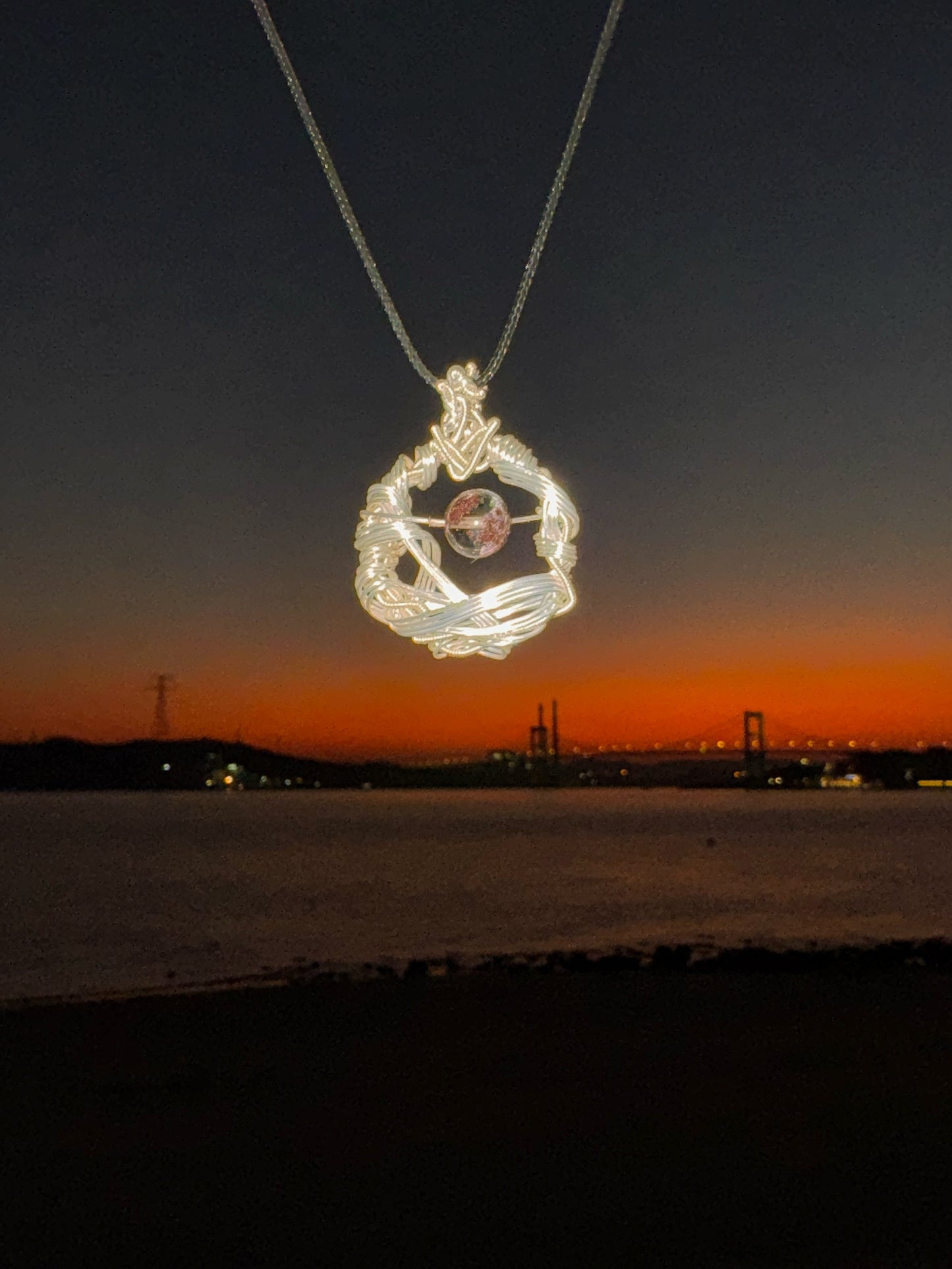 Floating Garden Pendant Necklace