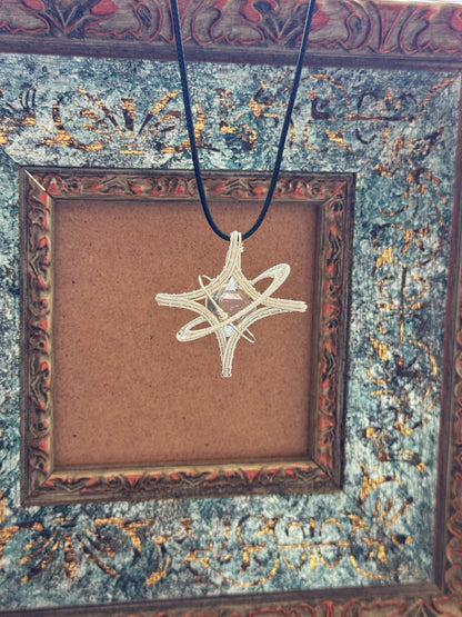 Celestial Ribbon Pendant Necklace