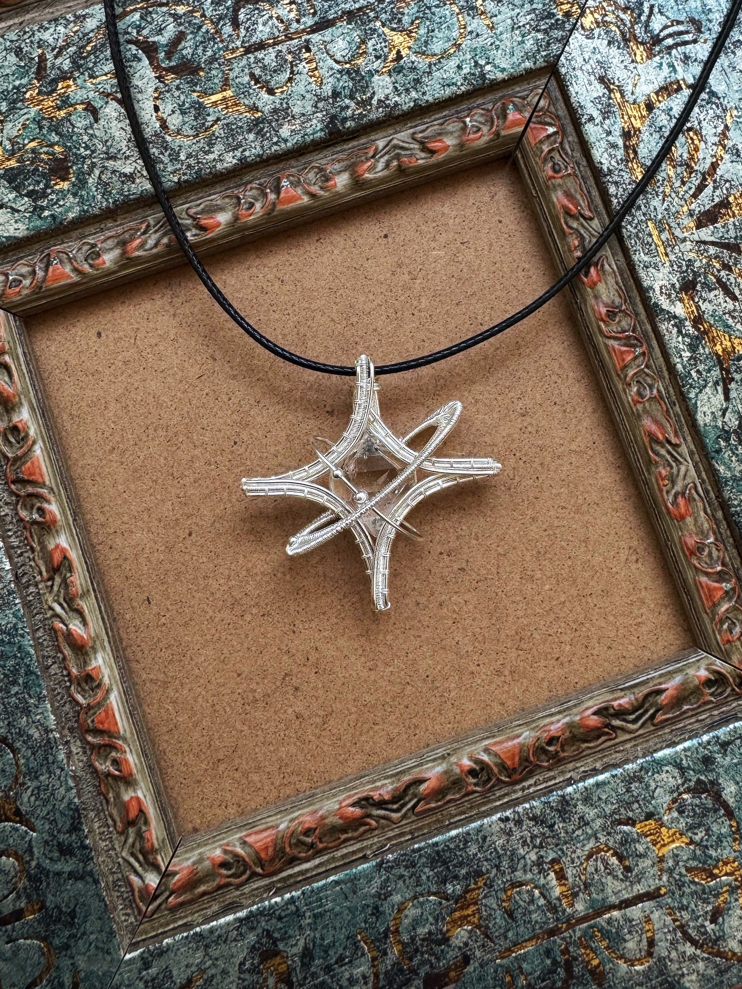 Celestial Ribbon Pendant Necklace