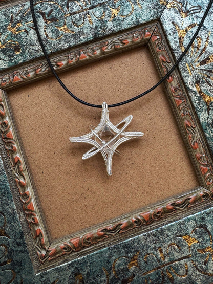 Celestial Ribbon Pendant Necklace