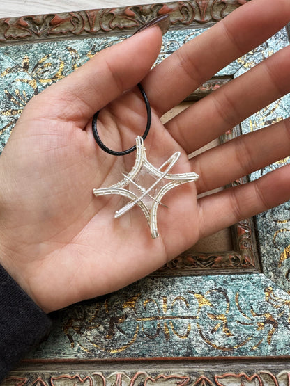 Celestial Ribbon Pendant Necklace