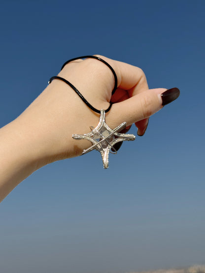 Celestial Ribbon Pendant Necklace