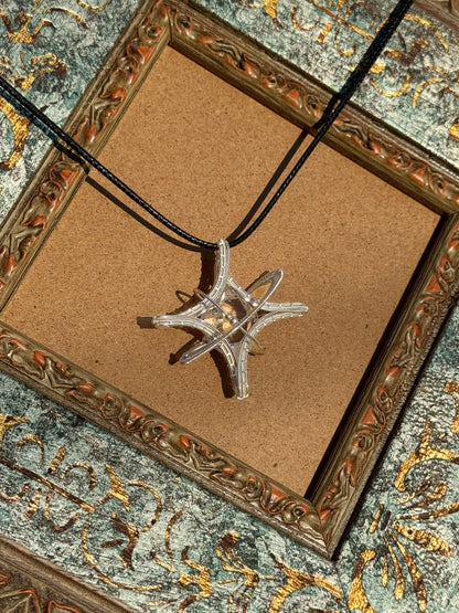 Celestial Ribbon Pendant Necklace