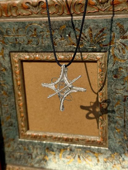 Celestial Ribbon Pendant Necklace