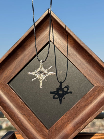Celestial Ribbon Pendant Necklace