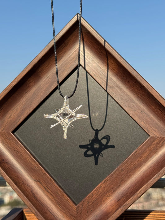 Celestial Ribbon Pendant Necklace
