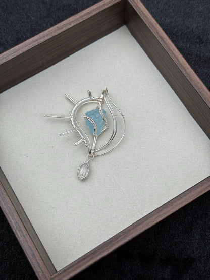 Mermaid's Conch Pendant Necklace