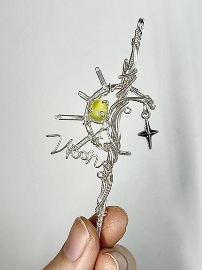 Moon Scepter Pendant Necklace