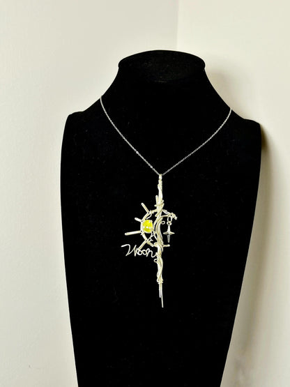 Moon Scepter Pendant Necklace