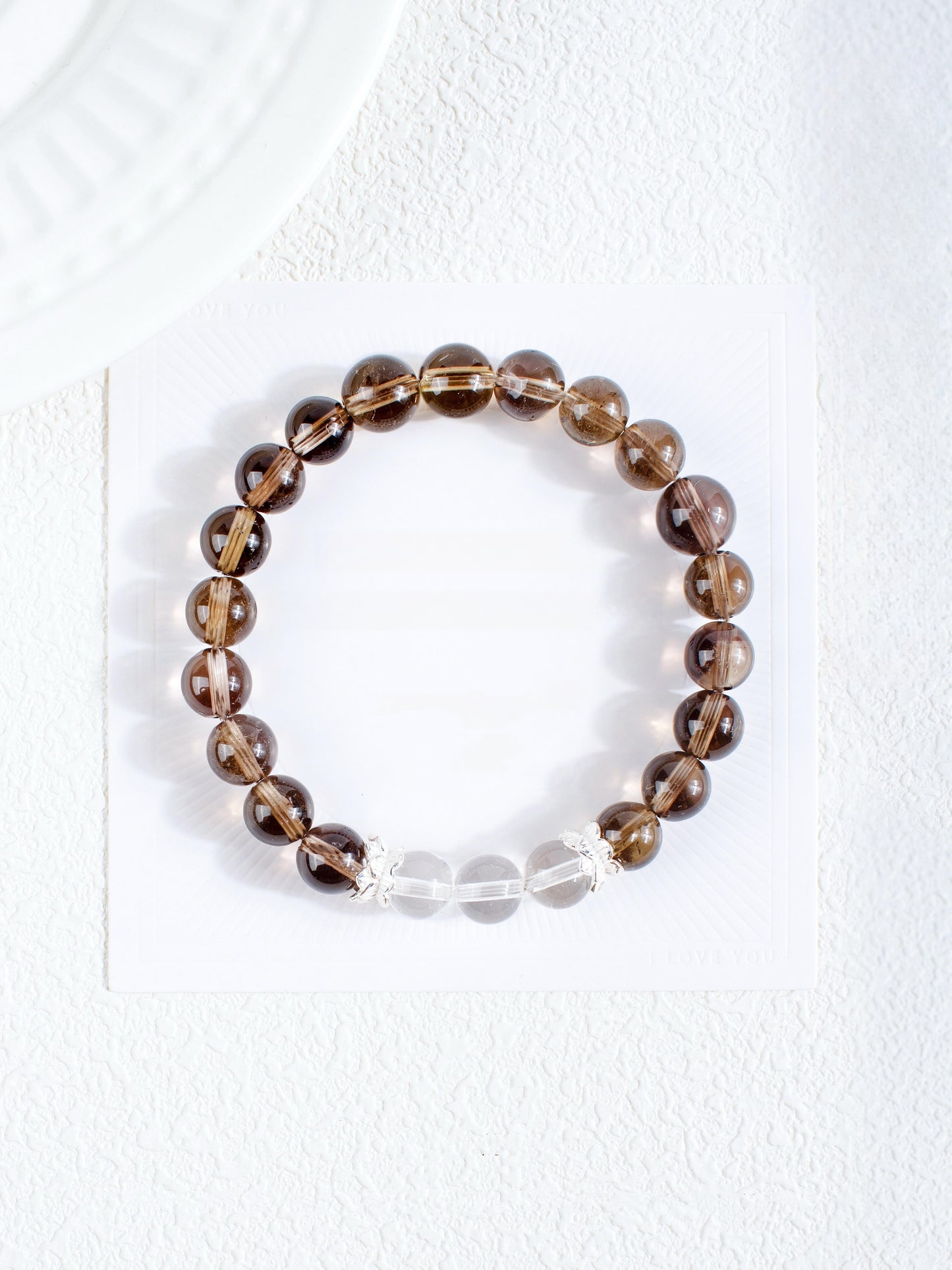 Serenity Smoky Quartz Crystal Bracelet