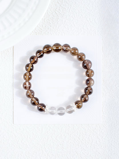 Serenity Smoky Quartz Crystal Bracelet