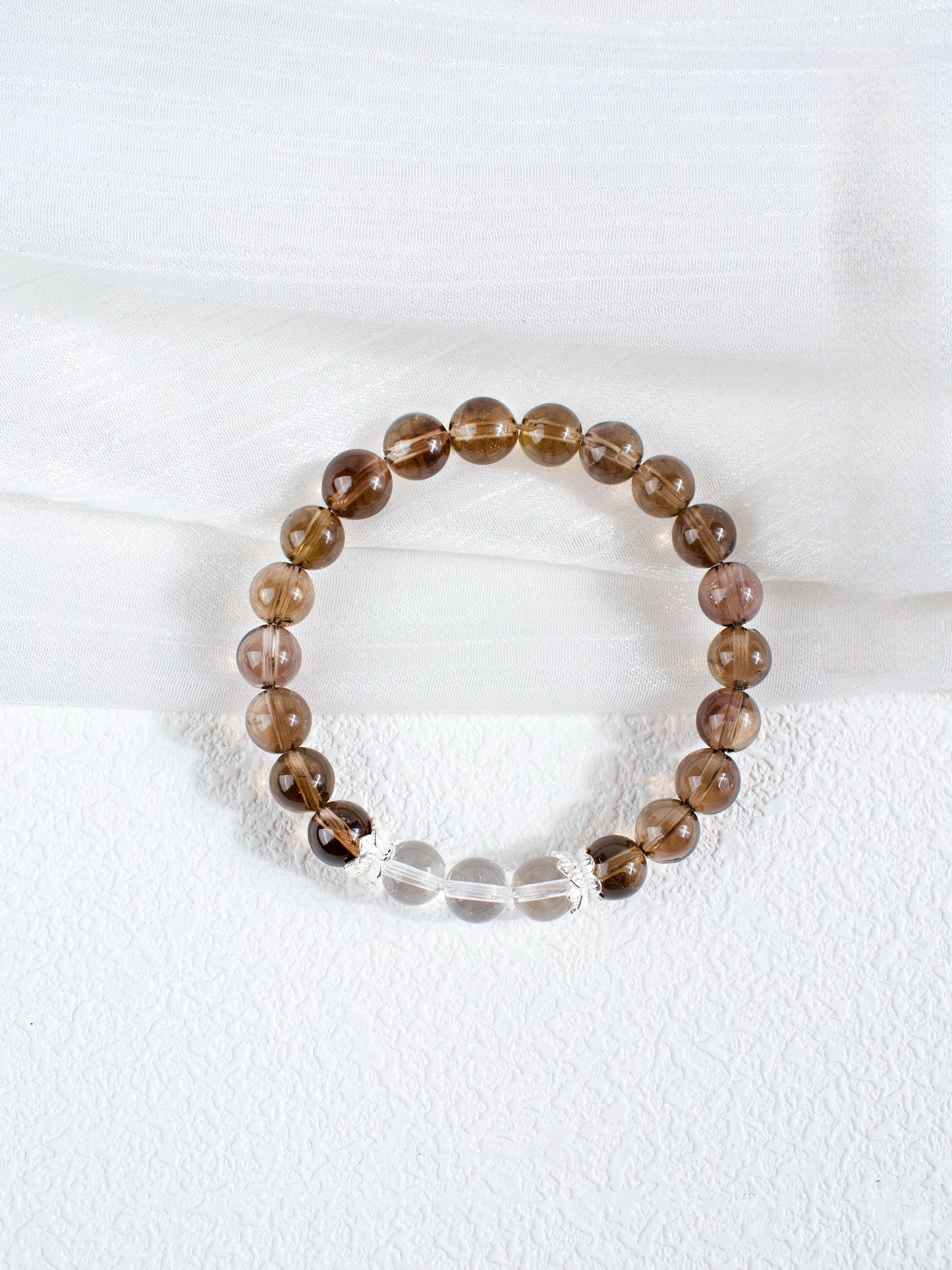 Serenity Smoky Quartz Crystal Bracelet