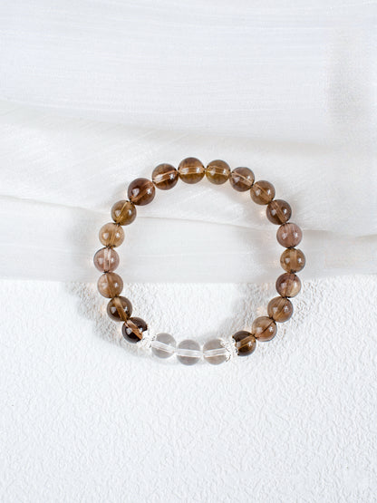 Serenity Smoky Quartz Crystal Bracelet