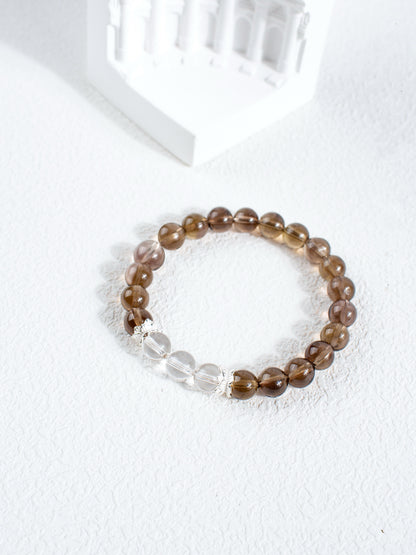 Serenity Smoky Quartz Crystal Bracelet