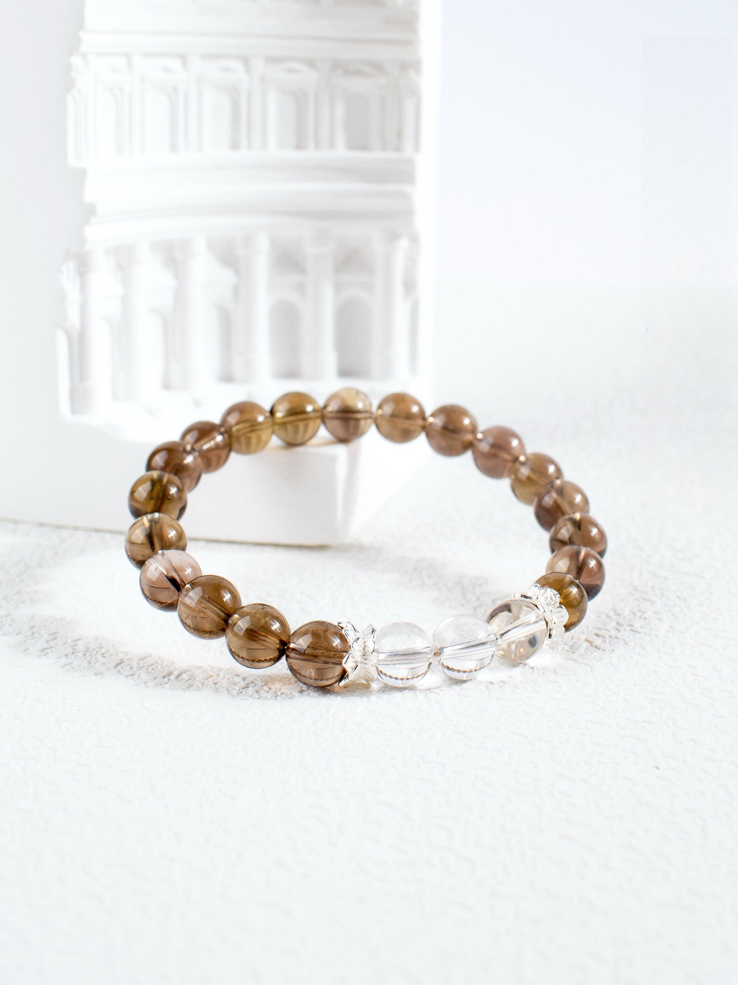 Serenity Smoky Quartz Crystal Bracelet