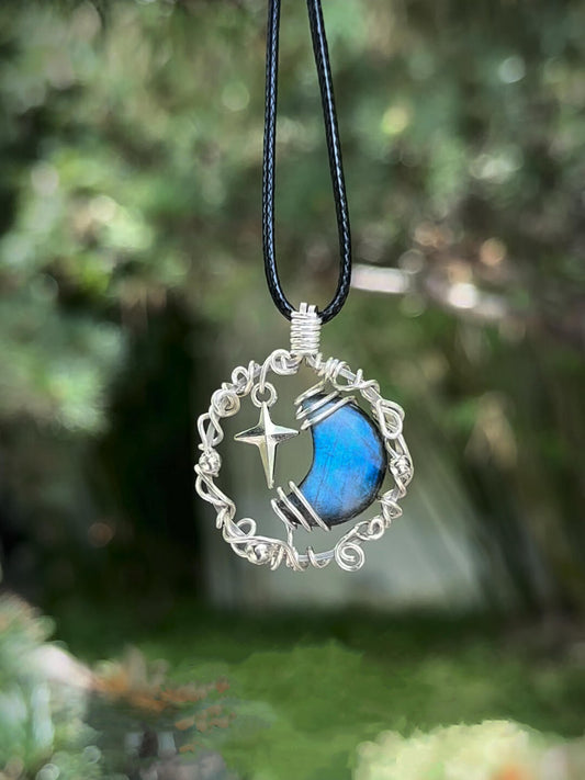 Star-Moon Myth Pendant Necklace