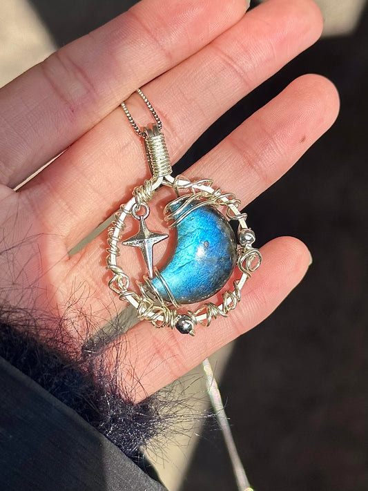 Star-Moon Myth Pendant Necklace