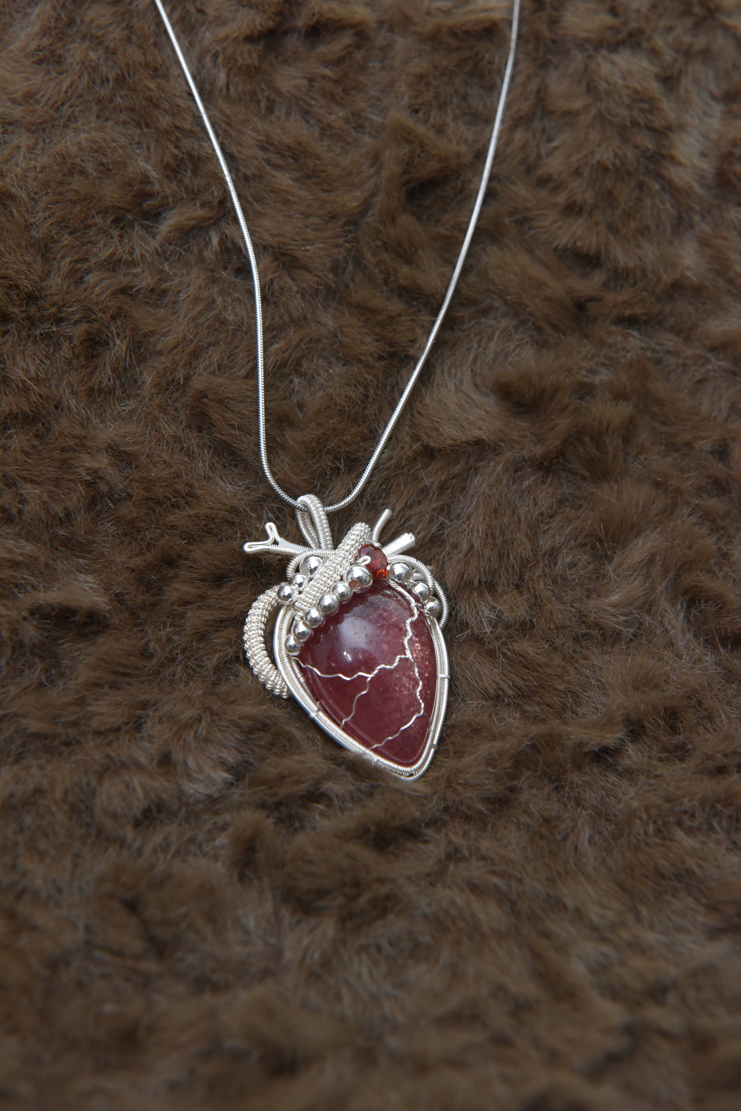 Beating Glow Heart-shaped Necklace