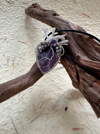 Beating Glow Heart-shaped Necklace