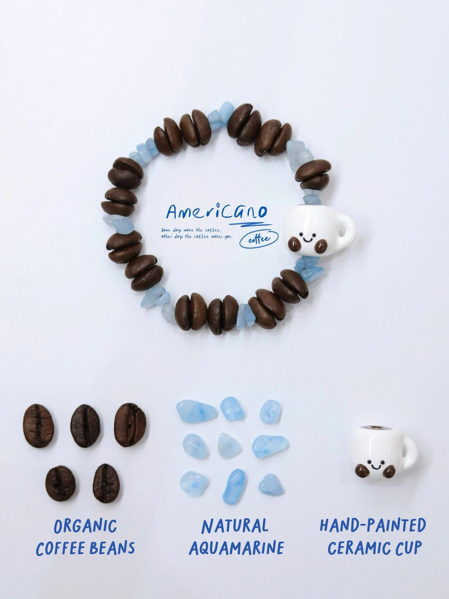Espresso Energy Handmade Bracelet