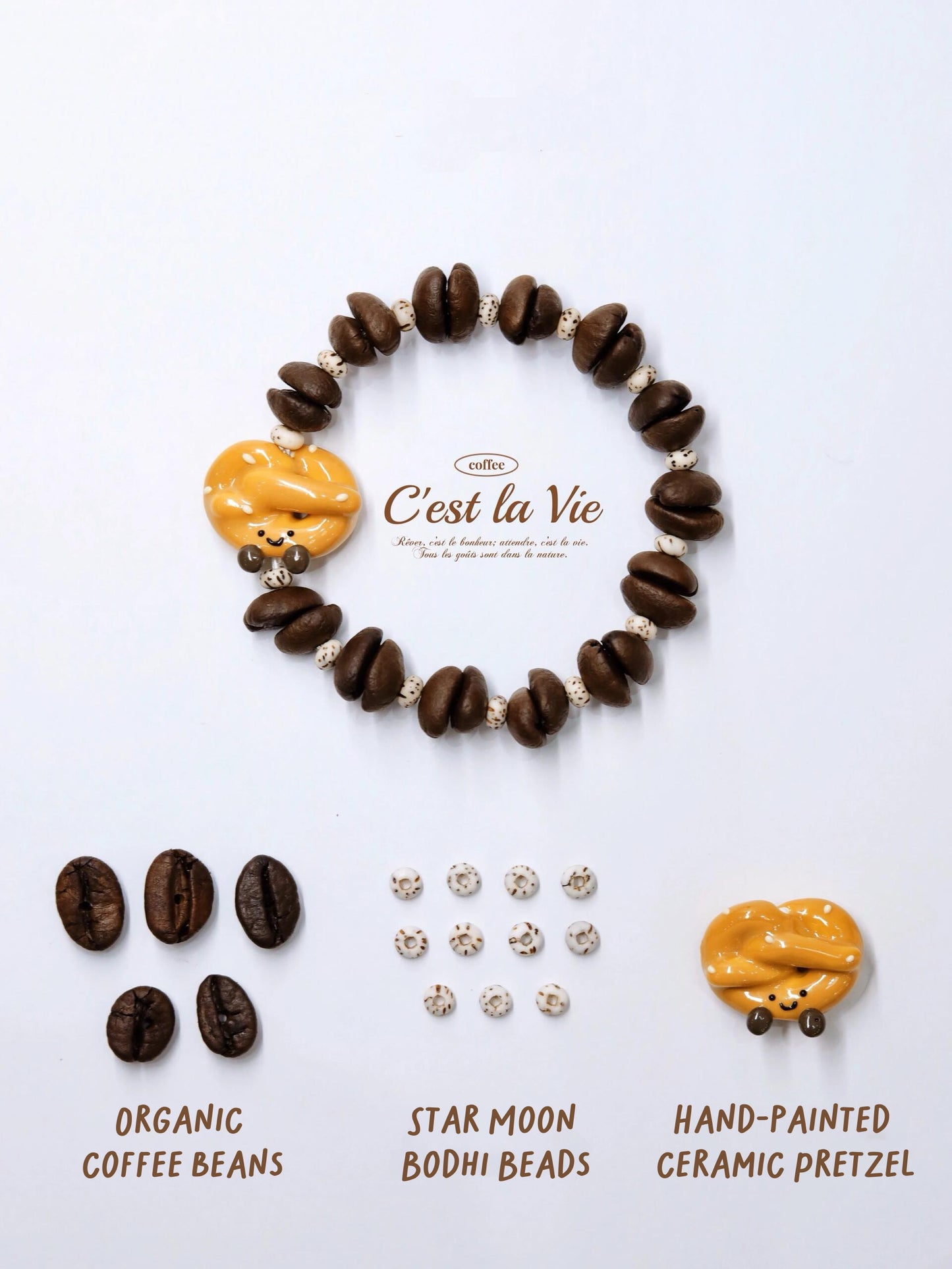 Espresso Energy Handmade Bracelet