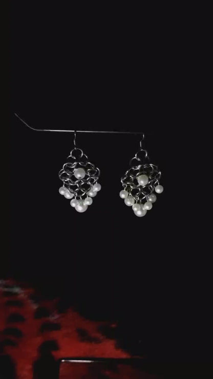 Handmade Chainmail 3011 Earrings