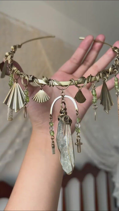 Cleopatra-style Vintage Brass Choker