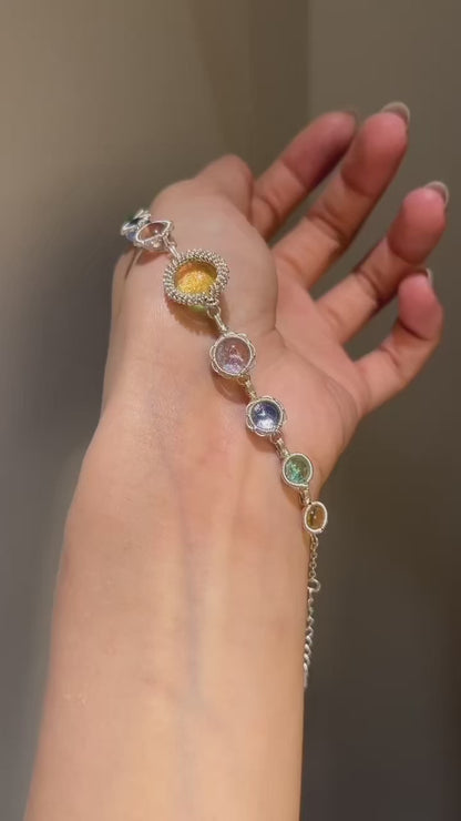 Handcrafted Fused Glass Wire-wrapping Series